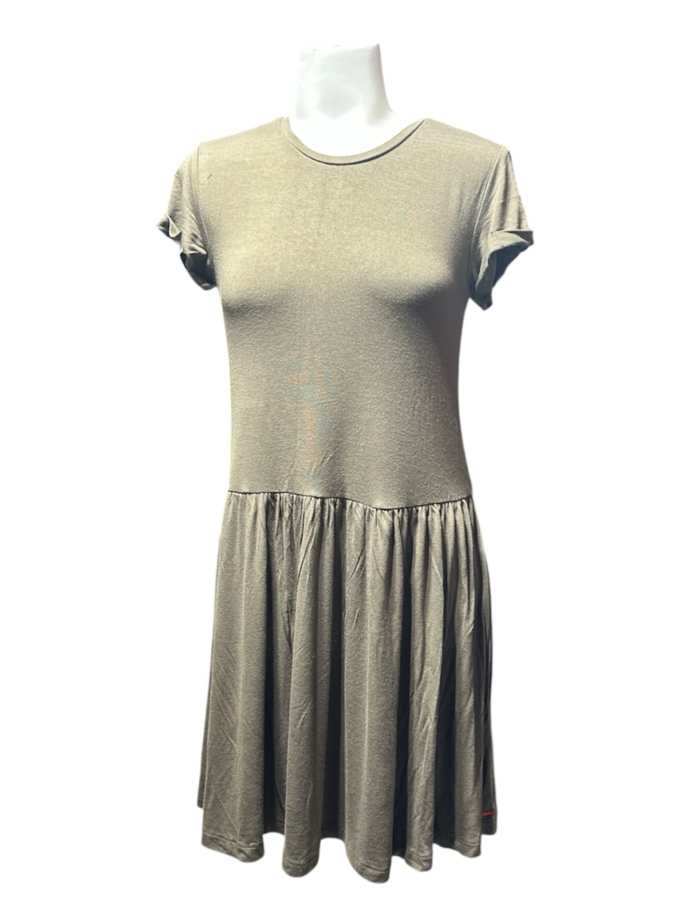 Castro Gray Drop Waist T-Shirt Dress Size XS